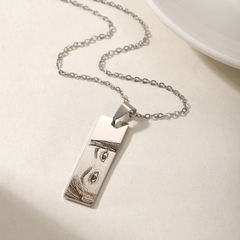 Viral Customized Engraved Eye Pendant